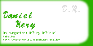 daniel mery business card